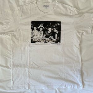 Agnes B. White Graphic Tee